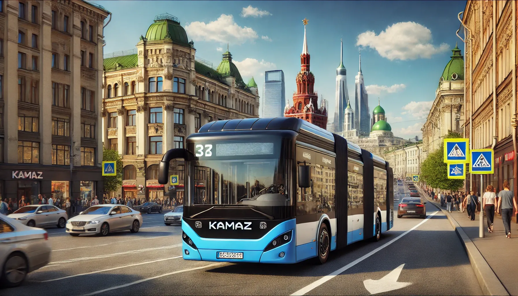 KAMAZ Unveils Revolutionary Hydrogen Electric Bus