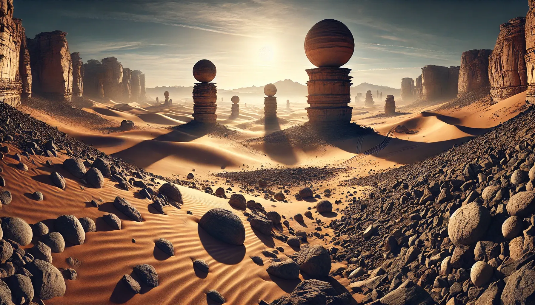 The Valley of the Planets: Libya's Mysterious Kawakeb Rock Formations