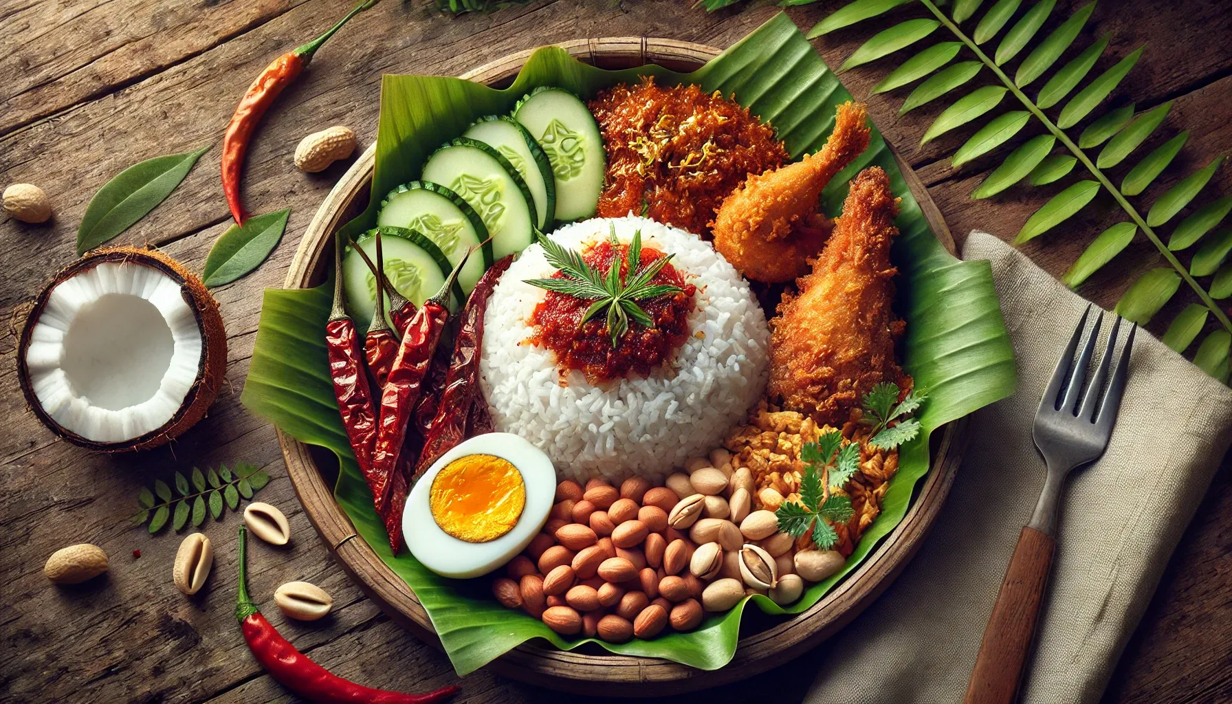 The Culinary Wonders of Malaysia: Exploring Nasi Lemak, Malaysia’s National Dish