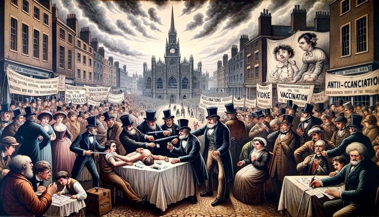 The Battle Against the Needle: Unveiling the Philosophical and Militant Stance of Victorian Anti-Vaccination Movements post image