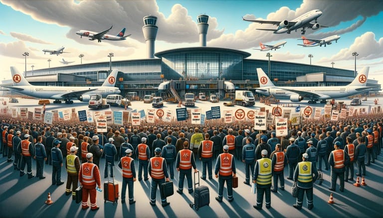 Strike in the Skies: The Impact of German Airport Workers' Demands on Aviation Security and Operations post image