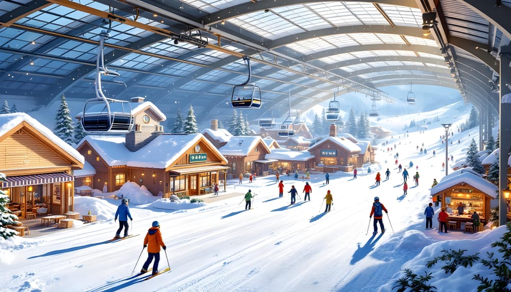 Shanghai's Frosty Paradise: The World's Largest Indoor Ski Resort Redefines Urban Winter Sports post image