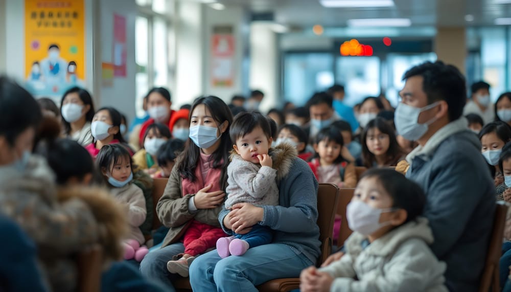 China Faces Surge in Human Metapneumovirus Cases, Particularly Among Children post image