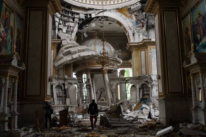 The Double Tragedy of Odesa's Transfiguration Cathedral: A Symbol of Resilience Amidst the Ashes