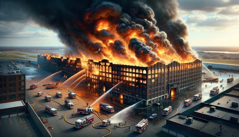 Devastating Fire Destroys Warehouse Storing Weapons for Ukraine in New Jersey