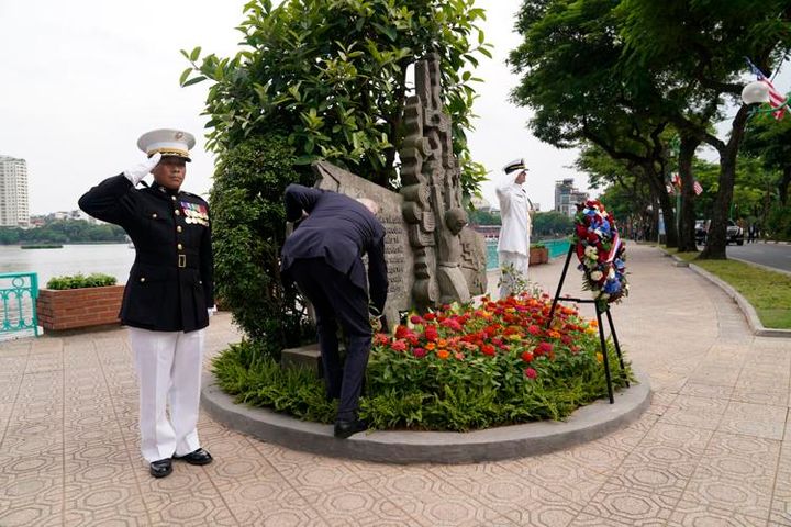 Biden Concludes Vietnam Visit Highlighting Business Deals and Honoring John McCain