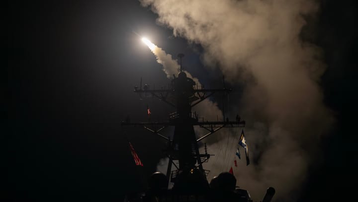 U.S. Navy Intercepts Iranian Ballistic Missiles in the Eastern Mediterranean